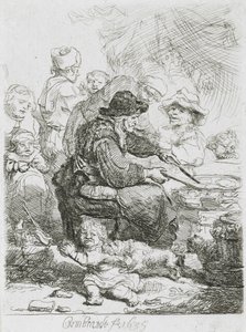 La mujer de los panqueques de Rembrandt van Rijn